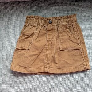 6/20$ Old Navy Baby Tan Corduroy Skirt size 18-24 months
